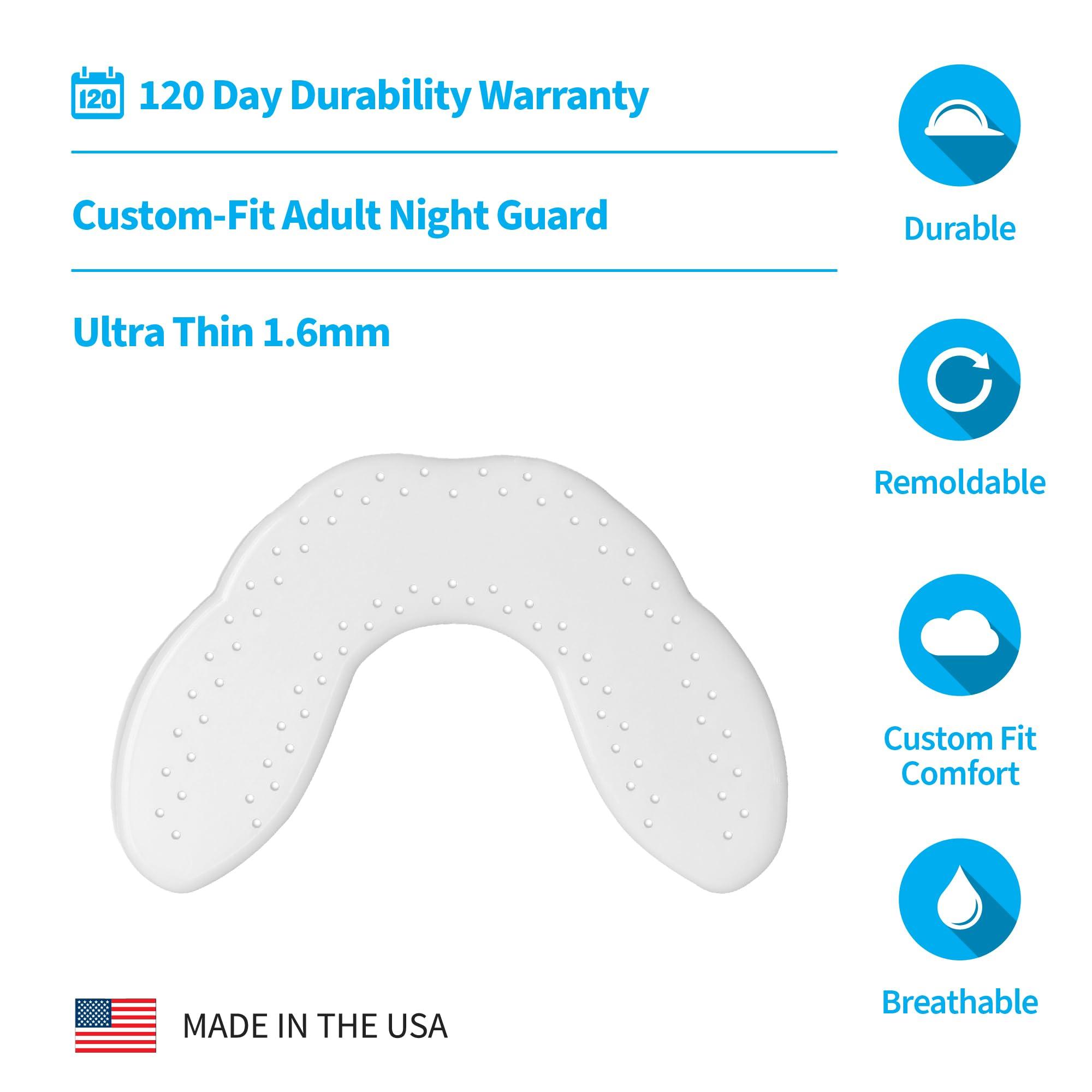 SOVA Sova Nightguard for Teeth Clenching, Grinding with Case Custom Fit Mouthguard Dental Night Guard Teeth Gum Shield for Grinding Teeth