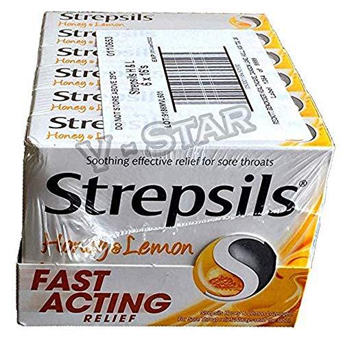 Strepsils Full Box of STREPSILS (16 x 6 Boxes) (Honey & Lemon)