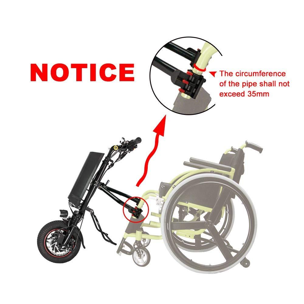 HalloMotor HalloMotor Latest Electric 36V 250W Wheelchair Handcycle Wheelchair Attachment with 10.4Ah Battery