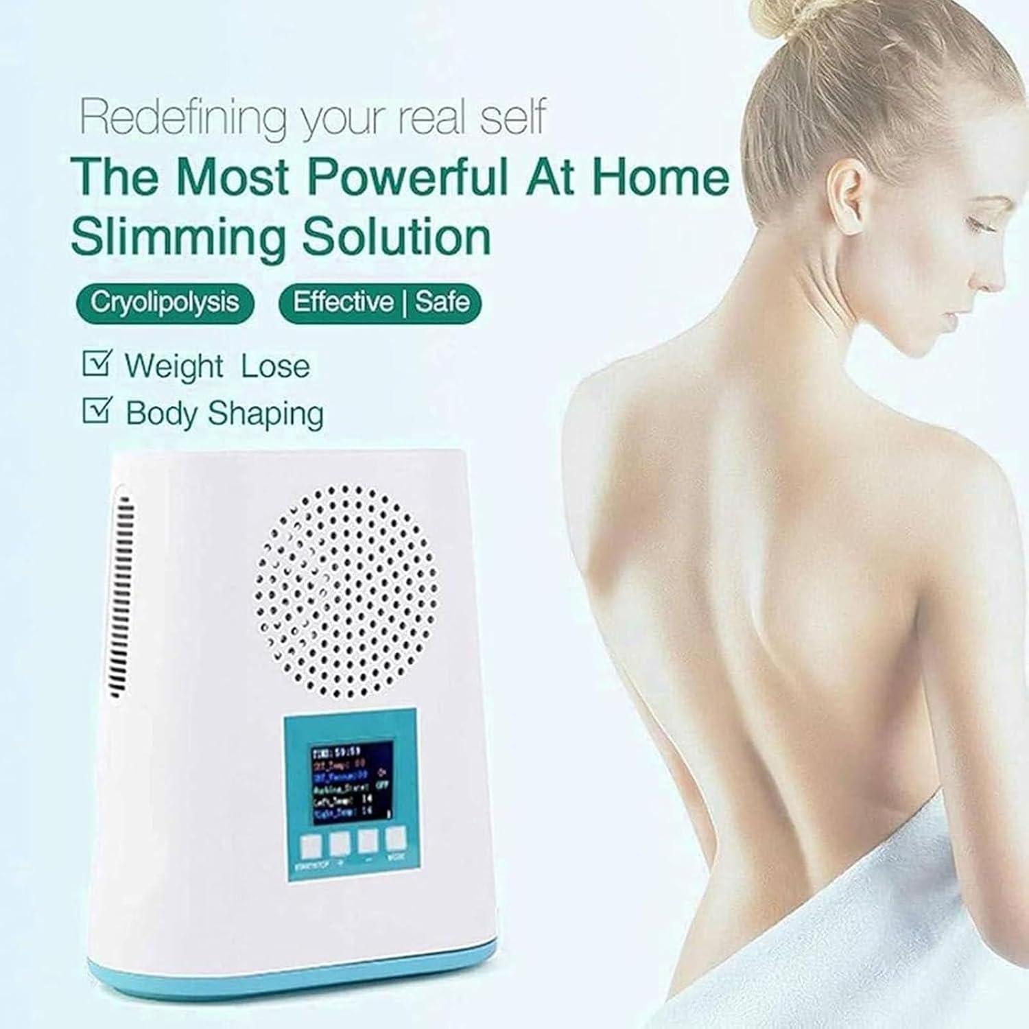LQQYJSM LQQYJSM 90W Fat Cryoliposys Sculpting Device, Freezing Slimming Machine Burst Fat Instrument, Cool Sculpting Machine for Home, Great for Lose Belly/Arms/Legs Fat