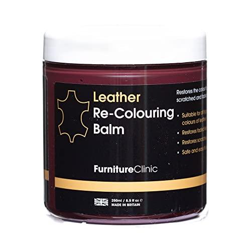 Furniture Clinic Furniture Clinic Leather Recolouring Balm - Leather Colour Restorer for Sofas, Leather Colour Repair for Faded & Scratched Leather Upholstery, Car Seats, Shoes and Clothing - 16 Colours (Ivory)