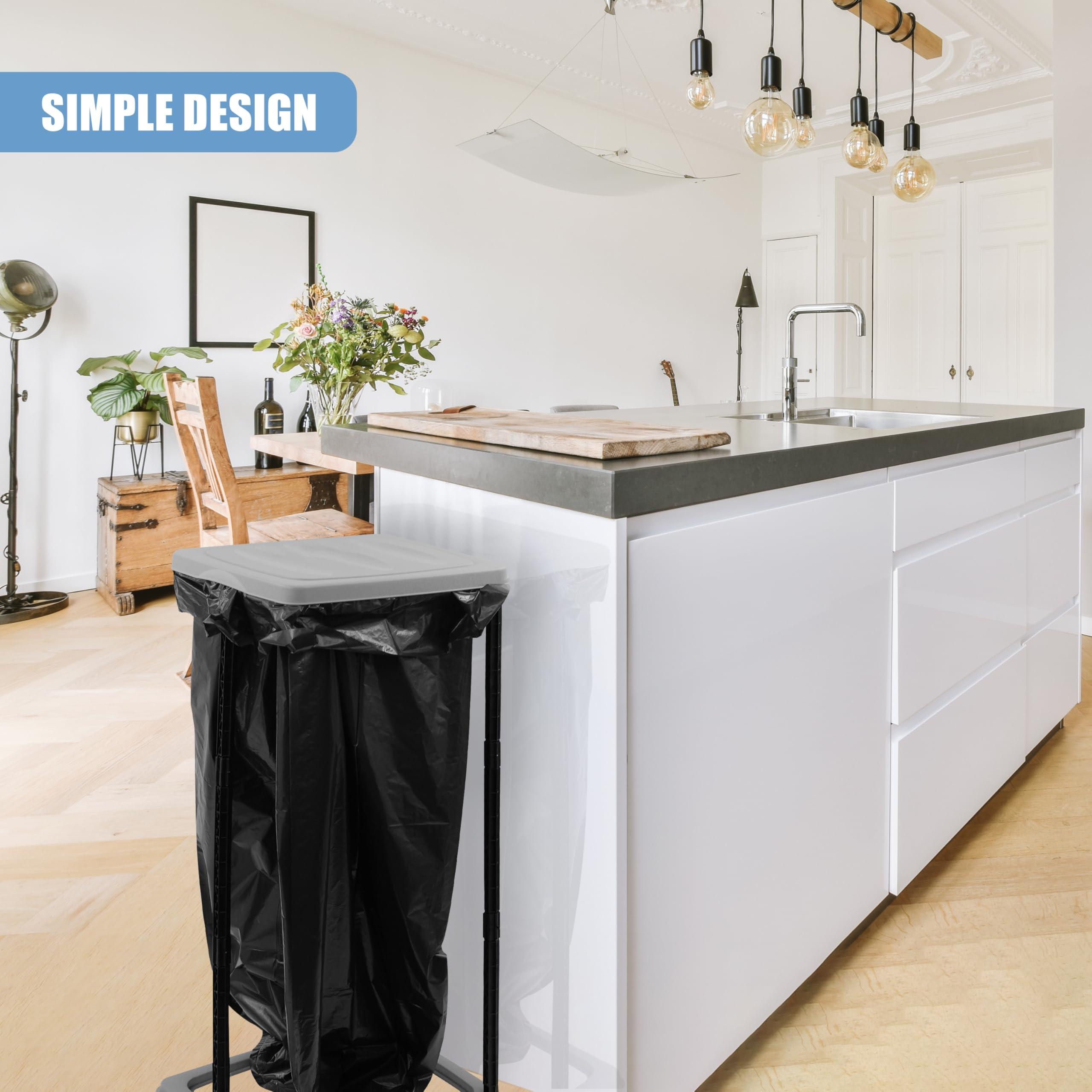 Koopman 60L Rubbish Bag Refuse Sack Bin Liner Waste Disposal Garbage Bag Stand Holder