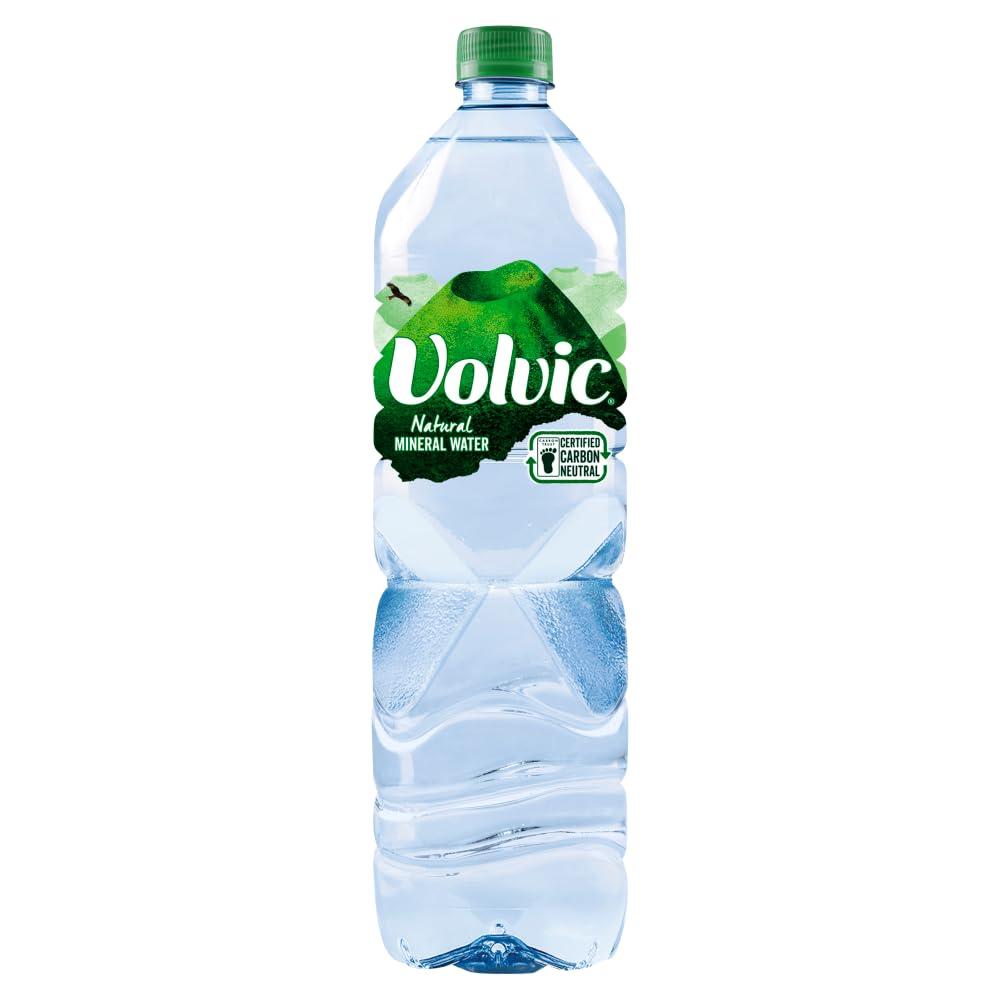 Boxed Treatz Volvic Natural Mineral Water - 6x1.5L Still Water Bottles - Boxed Treatz