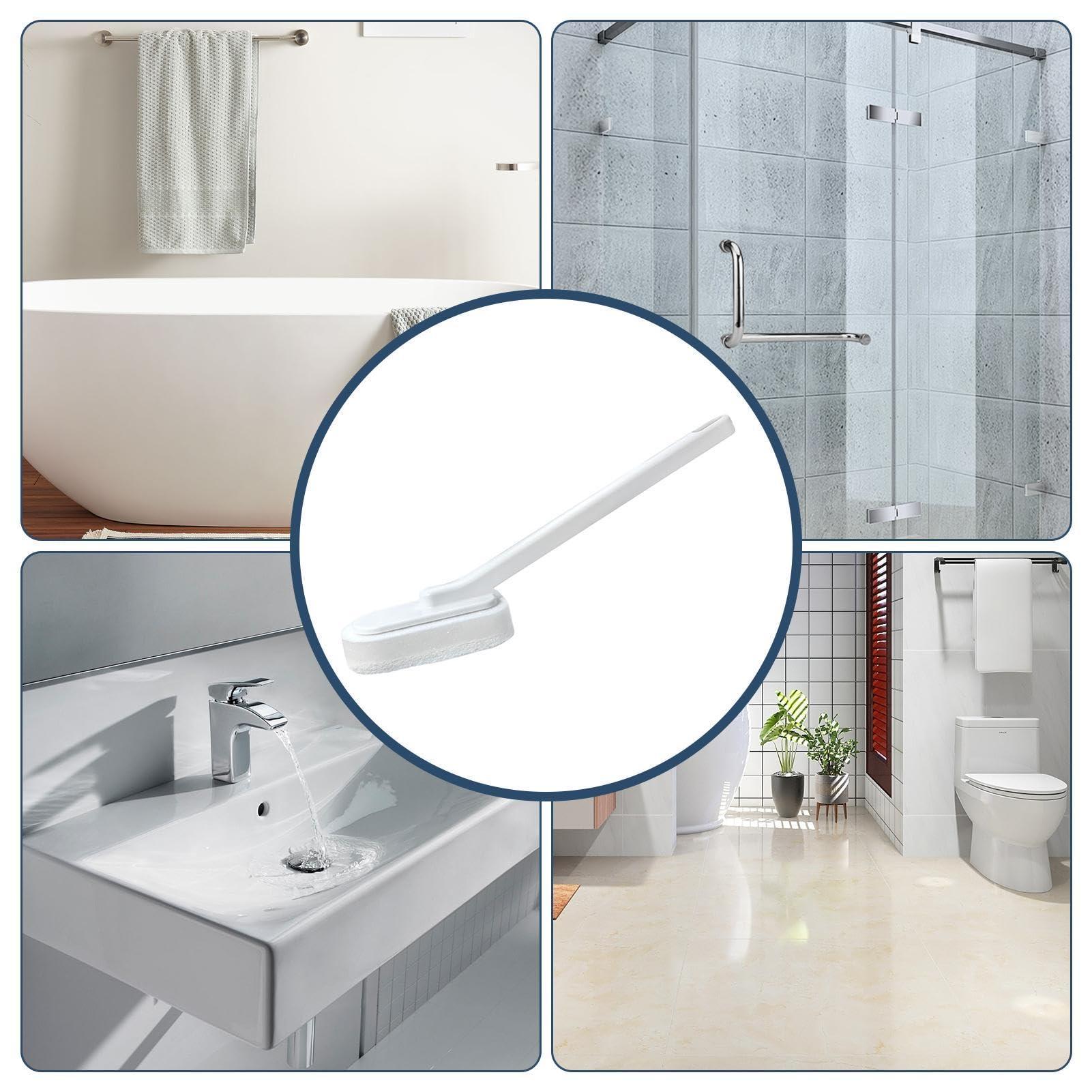 FreshCart Basics Long Handled Sponge For Cleaning, Wall Sponge Brush, Bathtub Sponges For Cleaning Reusable Sponge Long Handle For Wall Bathr-oom Bathtub Table