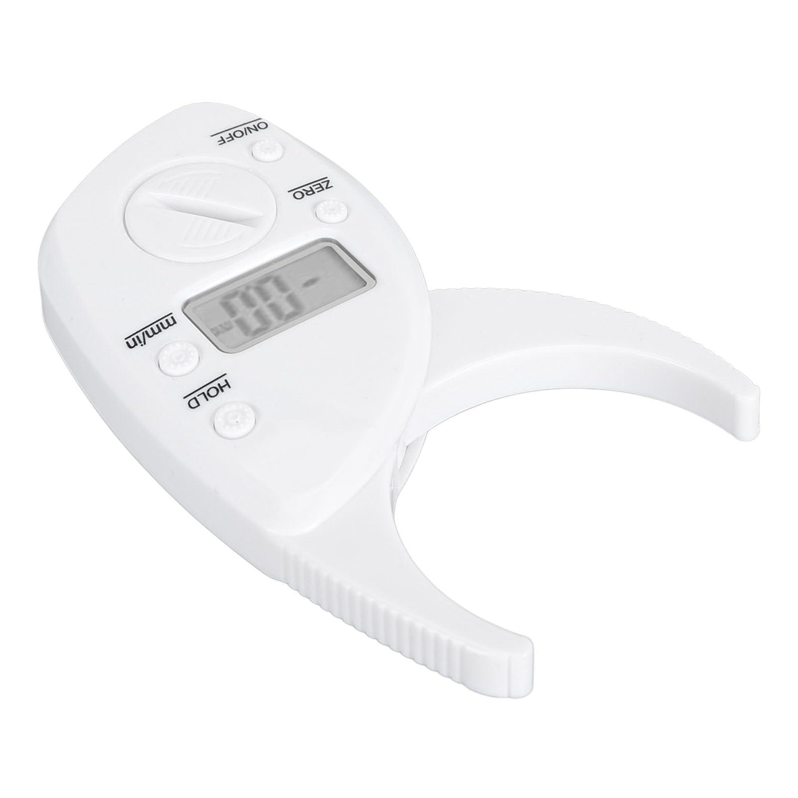 Fabater Skinfold Test Analyzer, Simple Operation Professional LCD Display Body Fat Caliper High Sensitivity for Men