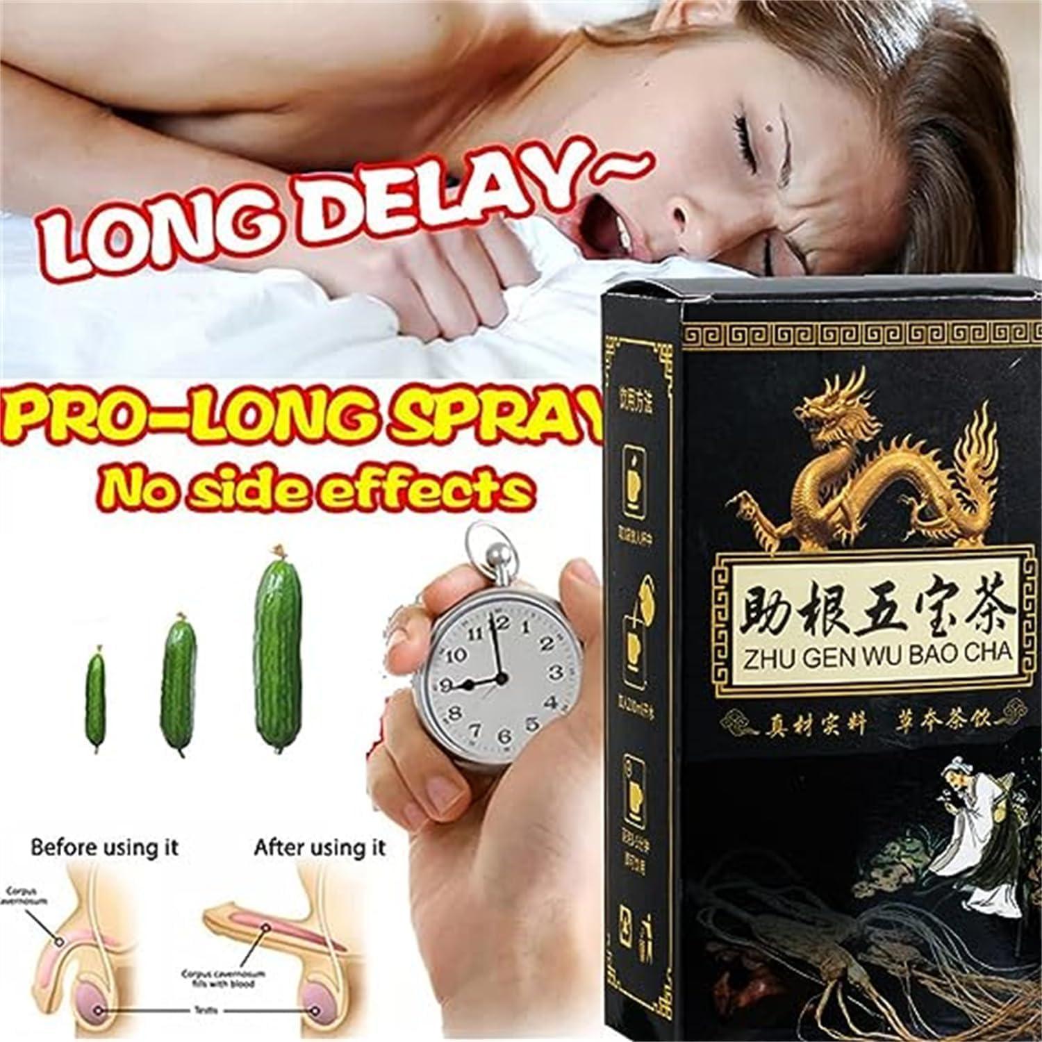 Hualabo Ginseng Five Treasures Tea Kidney Tea, Kidney Tea Formula Ginseng Five Treasure Tea, Mens Essentials Kidney Tea, Liver and Kidney Care Tea, Tonify Kidney for Men (1Box)