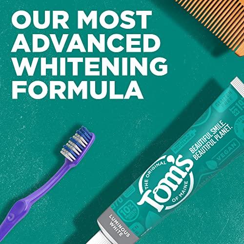 Tom\'s of Maine Tom\'s of Maine - Natural Luminous White Toothpaste with Fluoride Clean Mint - 4 oz.