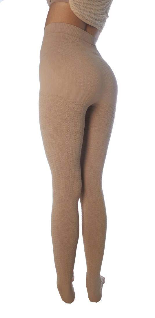 CzSalus CzSalus Lipedema, Lymphedema support slimming compression leggins (Kl1 18-21 mmHg) - (Skin, XL)
