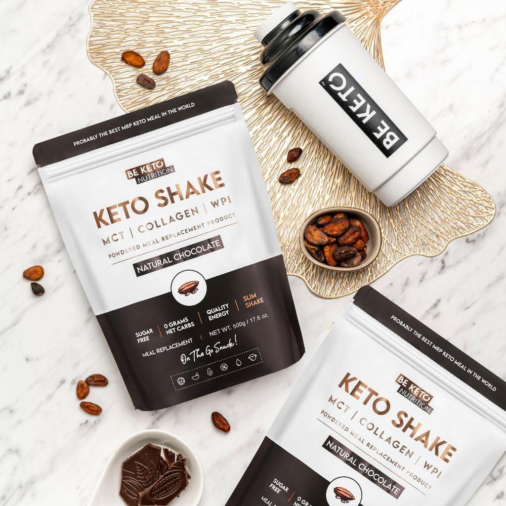 Be Keto Diet Keto Shake - Natural Chocolate 500g