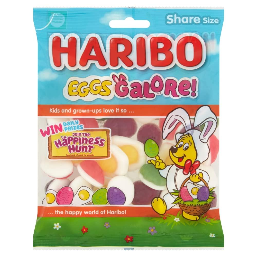 HARIBO HARIBO Fried Eggs Galore Easter Sweets Easter Egg Bag 160g White