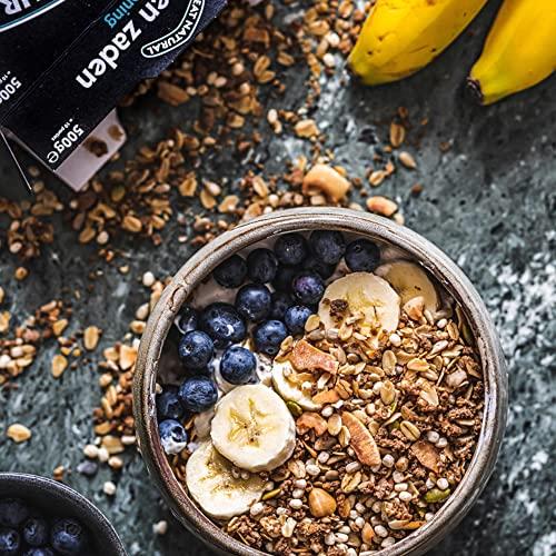 Eat Natural Eat Natural Nuts & Seeds Breakfast Cereal with Honey - High in Fibre Breakfast Muesli - Suitable for Vegetarians ,450 g (Pack of 5)