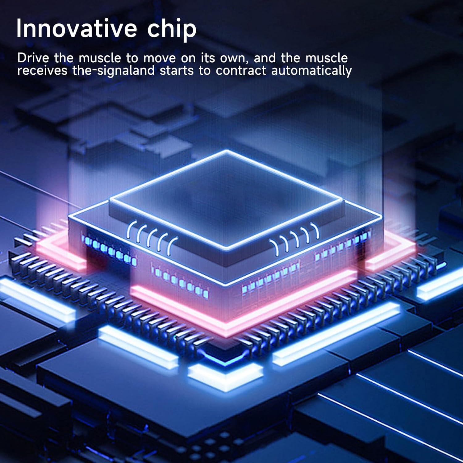 GINGER TECH Rejuvaknee Advanced Knee Relief Heat and Vibration Device, 3 Vibration Modes 5 Heating Setting Cordless Heated Knee Massager with LED Display, Improved Circulation & Massage for Knee Relief