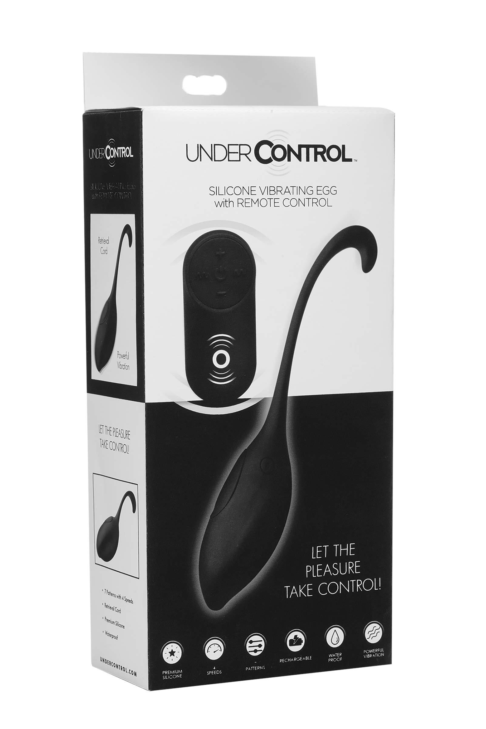 Under Control Silicone Vibrating Egg with Remote Control