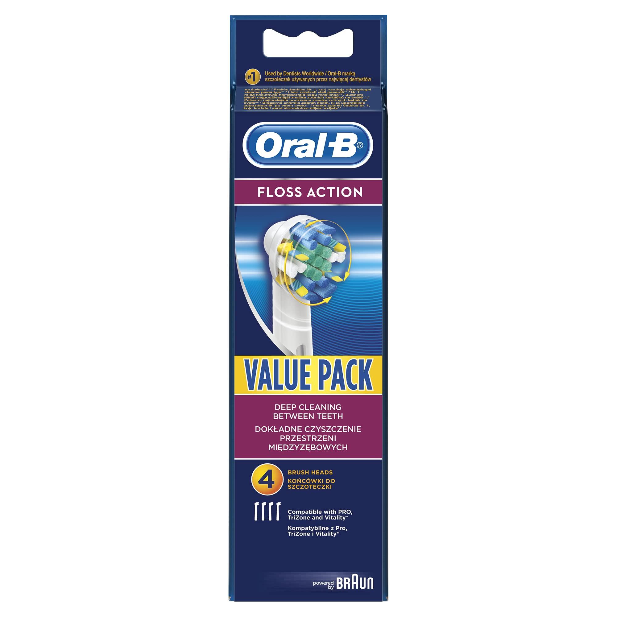 Oral-B Oral-B 4210201094531 Floss Action Braun EB25-4, Plastic, White