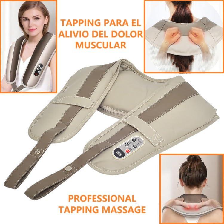 Genrico Genrico Cervical and Back Massager - Neck, Back and Shoulder Massager Leg Massager and Other Body Parts - Tapping Massager - Shiatsu - Pain Relief