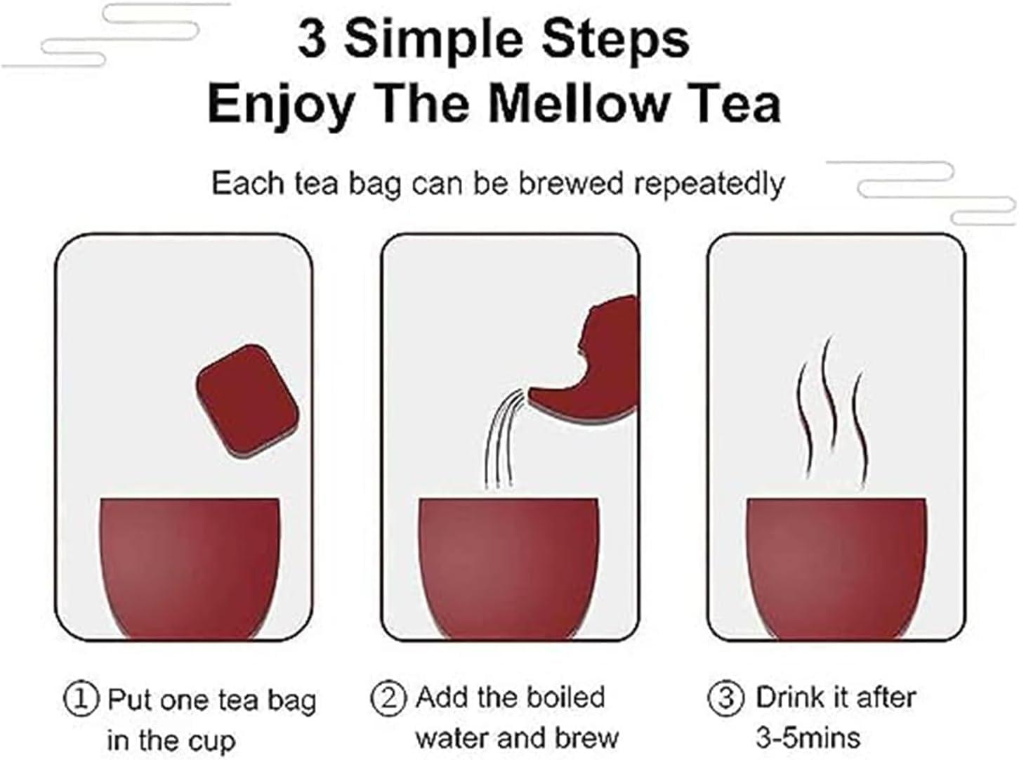 Hualabo Ginseng Five Treasures Tea Kidney Tea, Kidney Tea Formula Ginseng Five Treasure Tea, Mens Essentials Kidney Tea, Liver and Kidney Care Tea, Tonify Kidney for Men (1Box)