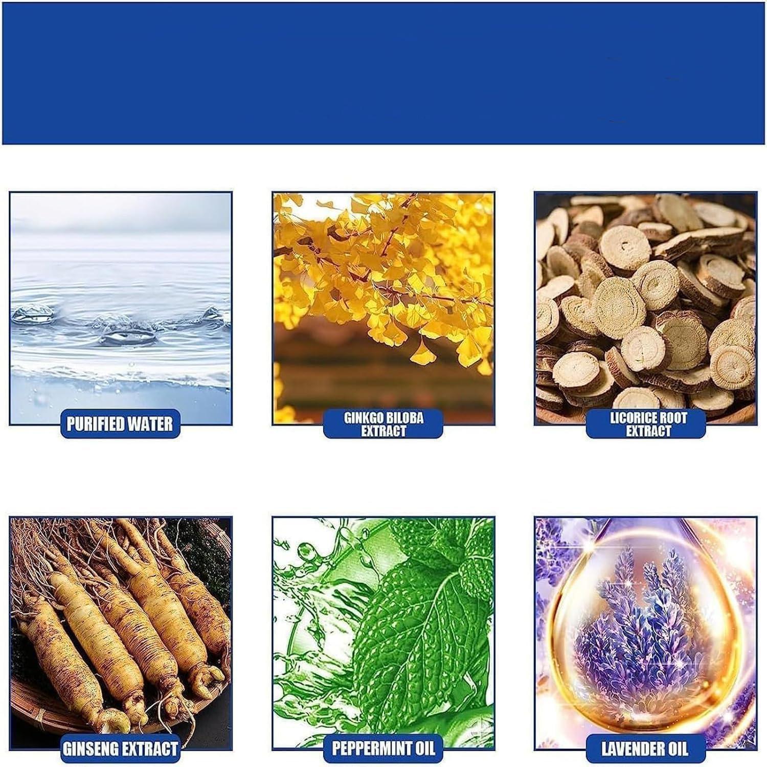 Giurui Tinnitus Relief Spray, Tinnitus Spray, Tinnitus Ear Drops, Tinnitus Relief for Ringing Ears, Anti Tinnitus Earwax Removal Spray, Anti Tinnitus Treatments Spray (2 Pcs)