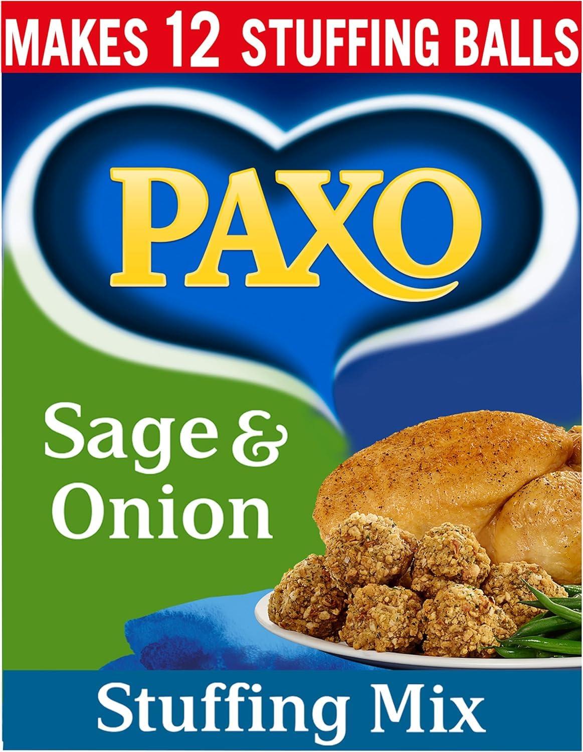 PAXO Paxo Sage and Onion Stuffing Mix, 170 g Box (Pack of 1)