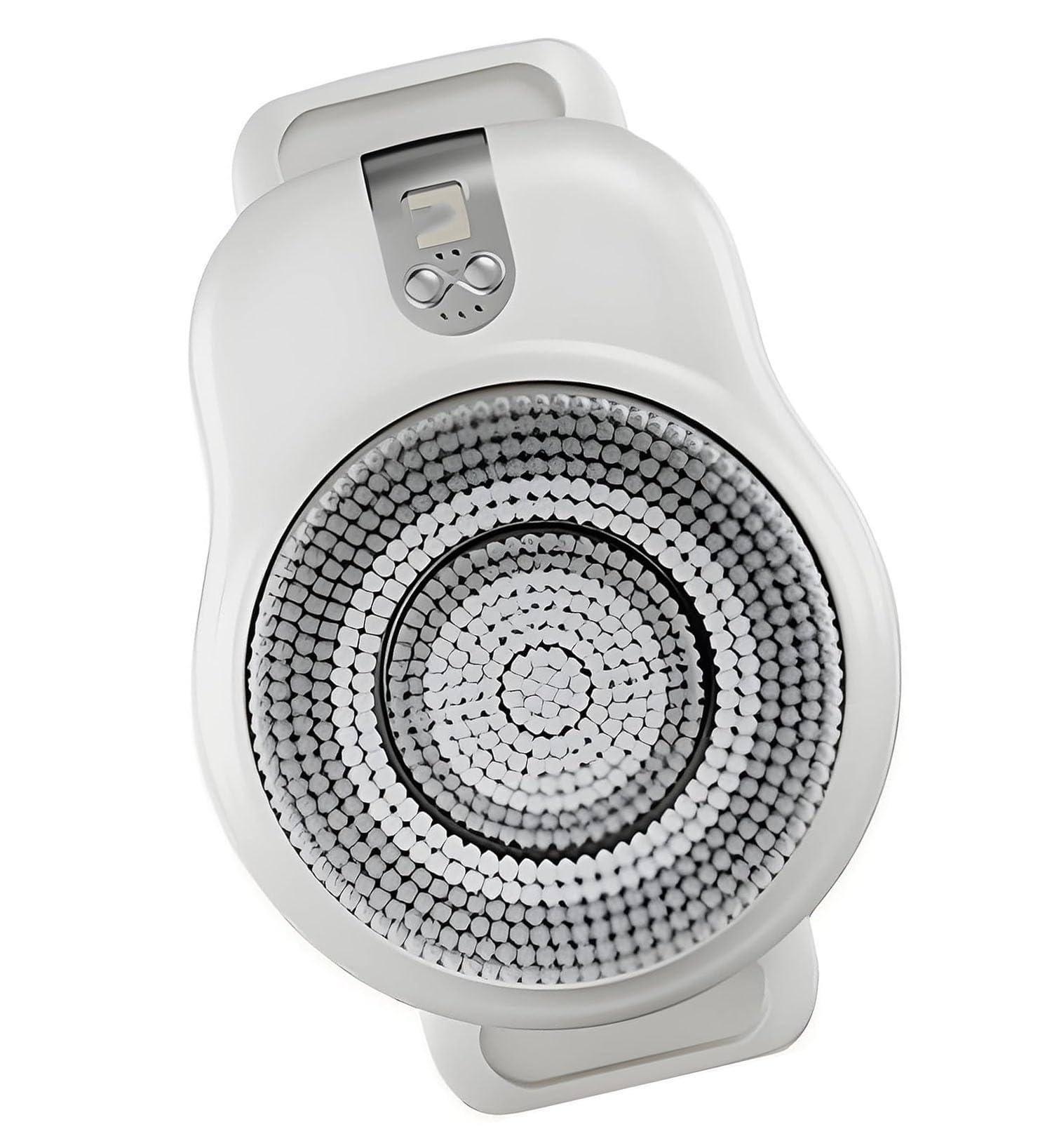 HMHOOXU HMHOOXU Electric Back Bath Brush, Wall Mounted Back Scrubber, Shower Back Scrubber with 360 Automatic Rota-Tion, 2-Speed Adjustment, 18CM Large Brush Head, for Shower, Deep Cleansing.