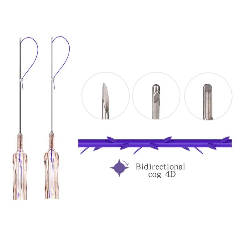 Firmosa Pdo ThreadCog, PdoCog Barbed Lift(bidirectional cog 4d s 19g 100mm), Pdo 100mm Thread Cog For Checkjaw(10pcs)