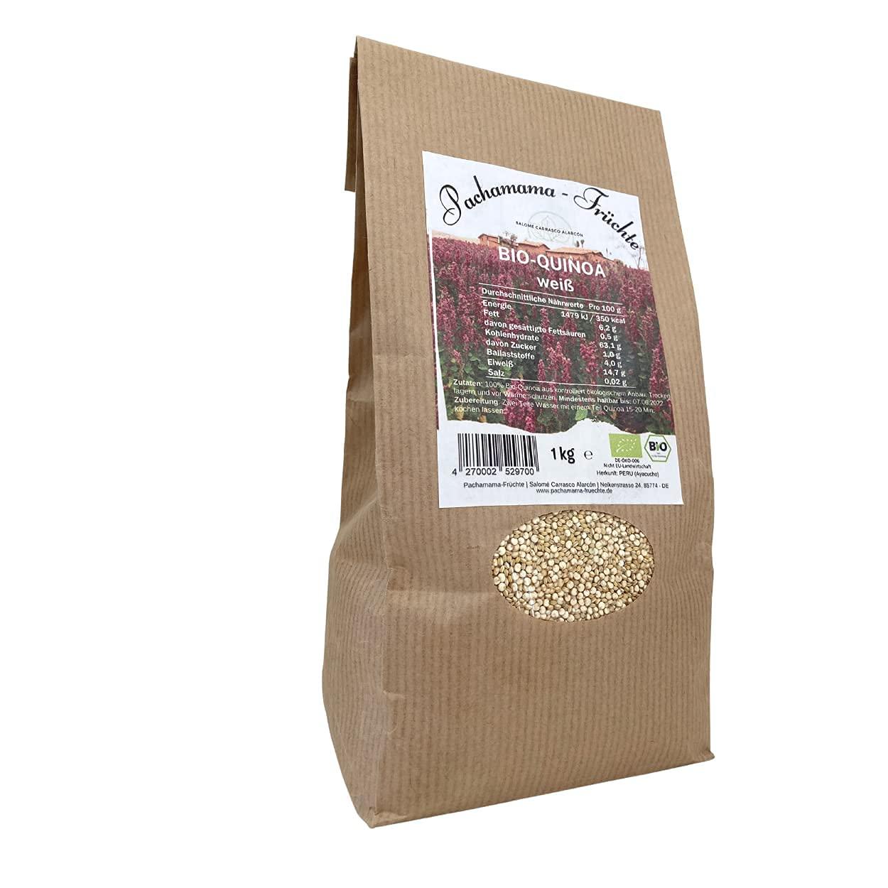 Pachamama-Frchte Organic Quinoa White from Peru, Pachamama Fruits, Superfood Vegan, Gluten Free