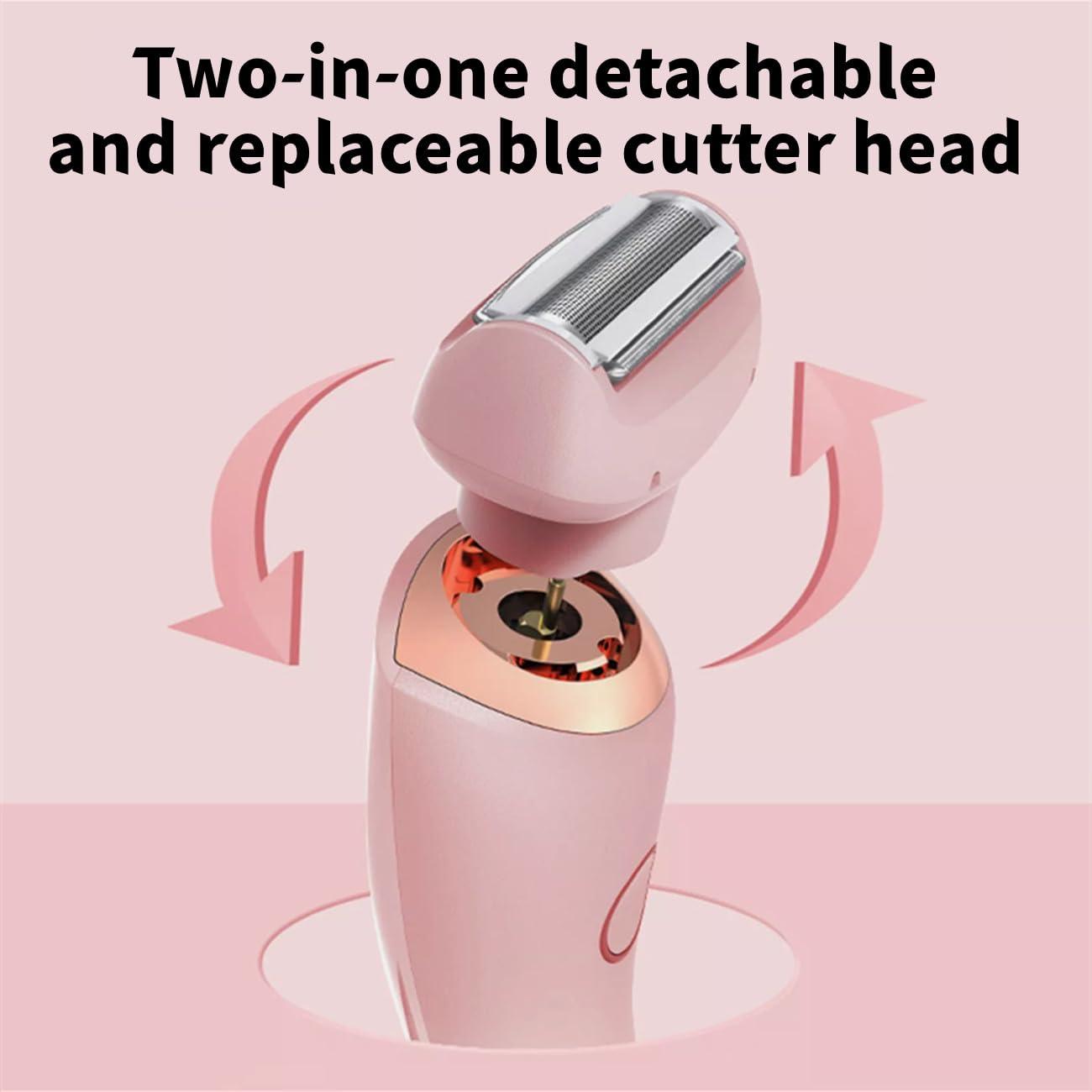 MOHXFE Gleam Pro 3.0 Shaver for Women by Women,Smooth Shave Pro,Electric Shaver for Women,2 in 1 Electric Shaver Razors,Ipx7 Waterproof and Rechargeable,Suitable for Sensitive Areas (1PC-A)