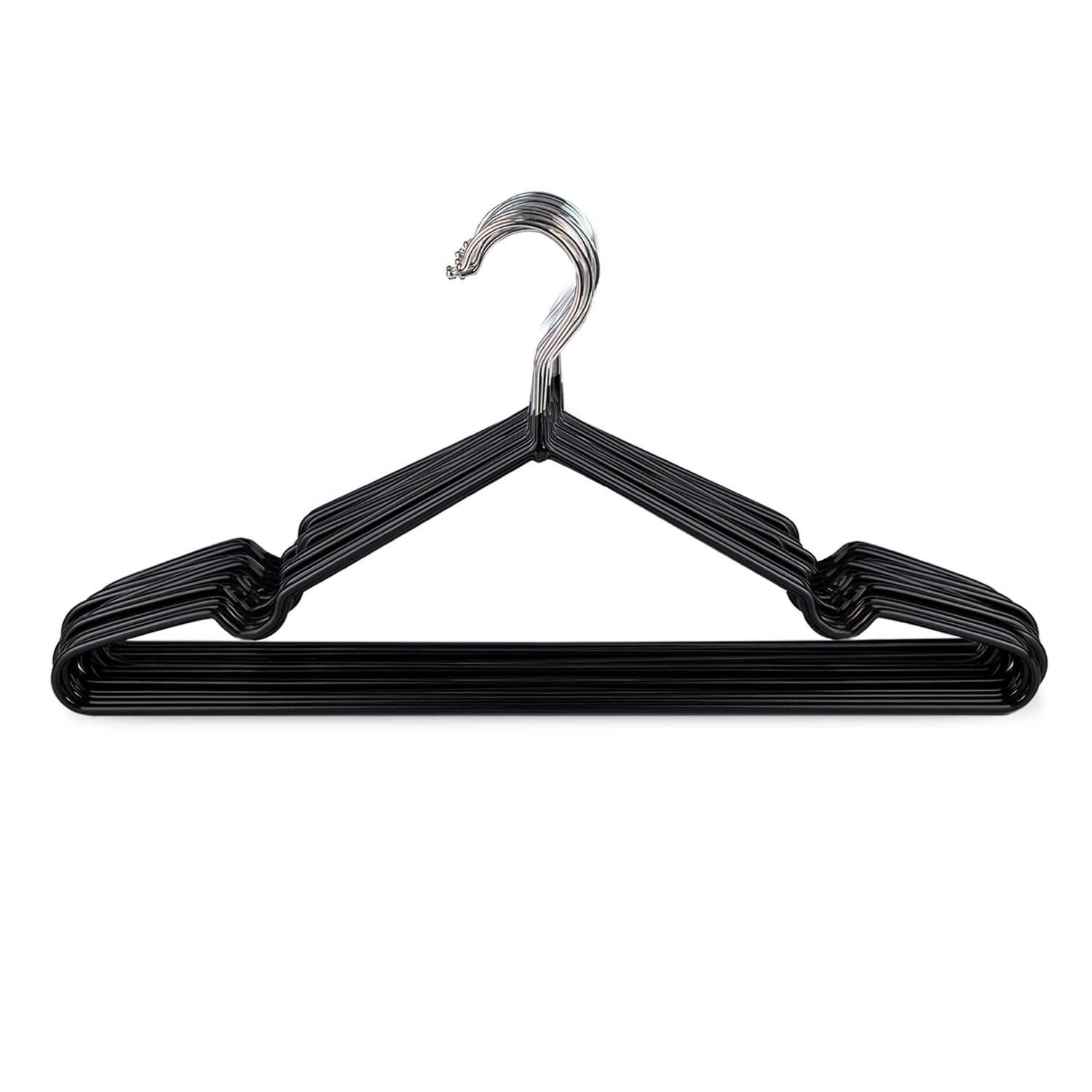 Vileda Vileda Turbo Microfibre Mop And Bucket Set, Spin Mop For Cleaning Floors, Set Of 1x Mop And 1x Bucke & KEPLIN 20 Pack Premium Rubber Coated Metal Hangers - Heavy DutY