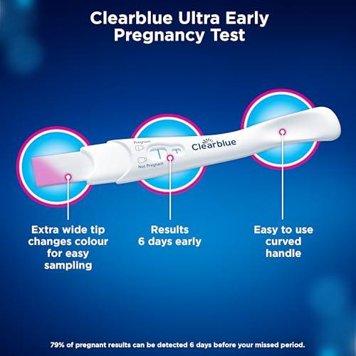 Clearblue Clearblue Advanced Digital Ovulation Test and Early Pregnancy Test - Trying for A Baby Kit, Double Your Chances of Getting Pregnant, 30 Digital Ovulation Tests and 3 Ultra Early Pregnancy Tests