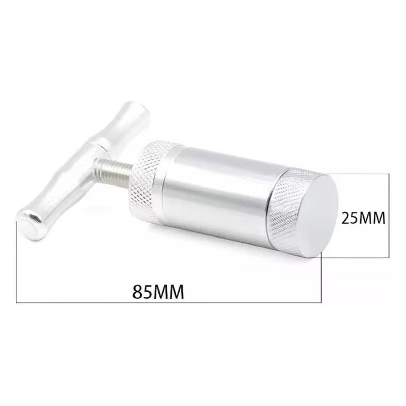 Rainorning Rainorning Rotary Manual Pill Crusher, 304 Food Grade Stainless Steel Medicine Vitamins Grinding Powder Hand Tool Tablet Pressing Machine (Silver)