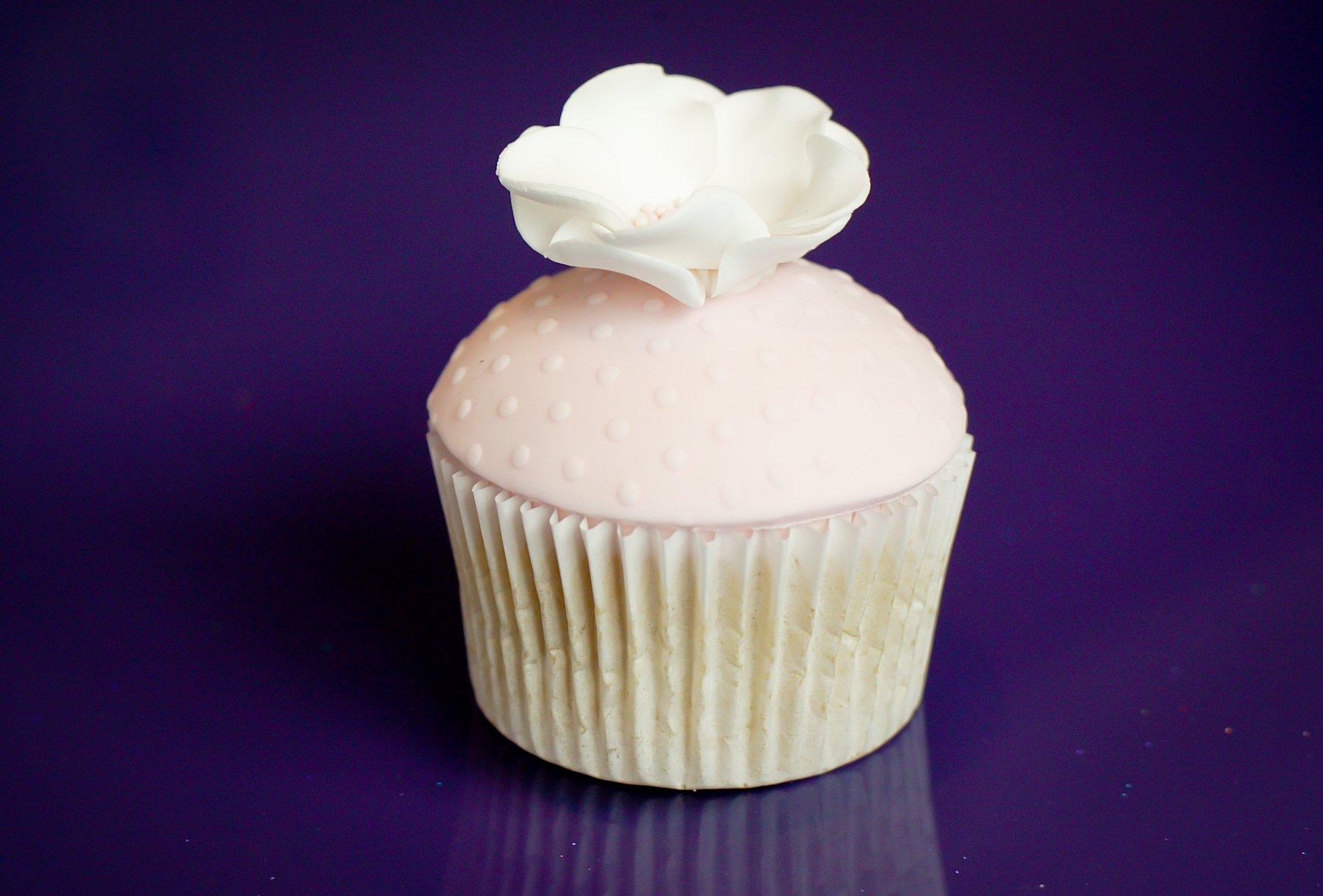 Purple Cupcakes Foam Balls for Domed Cupcake Toppers (Box 6)