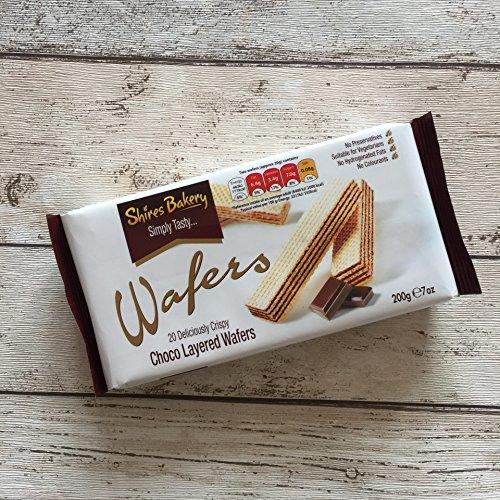 Shires Bakery Shires Bakery 20 Chocolate Layered Wafers, 200g - Pack of 12