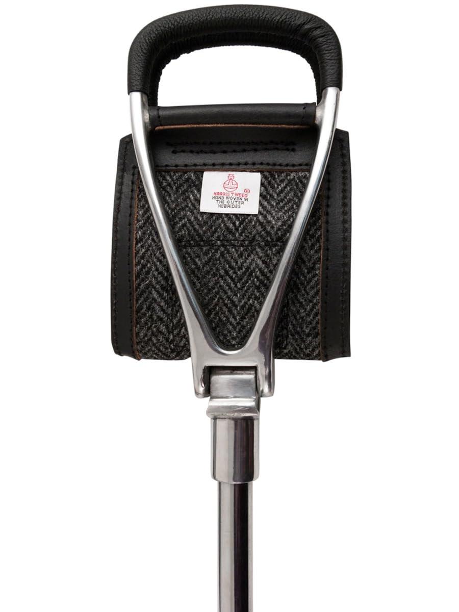 Charles Buyers Charles Buyers Harris Tweed & Leather Shooting Seat Stick