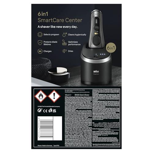 Braun Braun Series 9 PRO+ Electric Shaver For Men, Braun Shavers For Men, 5 Pro Shave Elements & Precision Long Hair ProTrimmer, SmartCare Center, Wet & Dry Electric Razor For Men, 60min Runtime, 9465cc