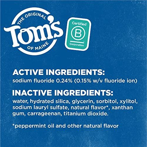 Tom\'s of Maine Tom\'s of Maine - Natural Luminous White Toothpaste with Fluoride Clean Mint - 4 oz.