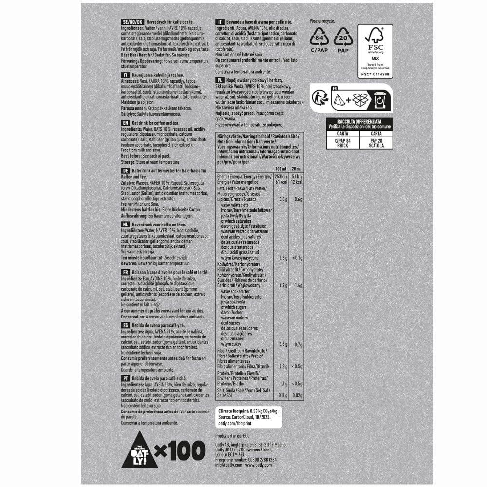 Welari Long Life Single Serve 20ml (Pack of 100) - Non Dairy & Vegan- Tea Coffee Whitener, UHT Milk Alternative Drink with Welari Thank You Card | (100pack)