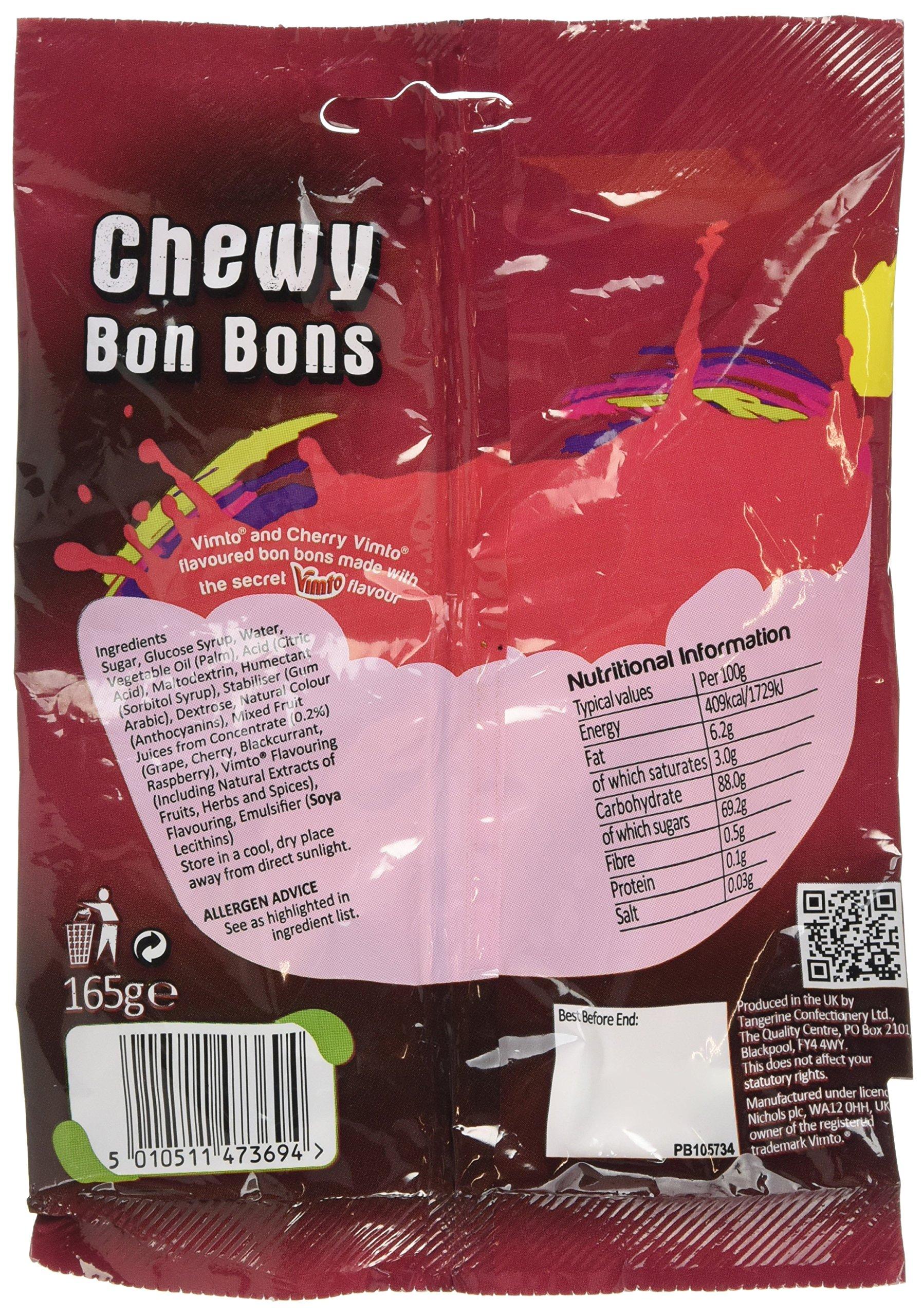 Vimto Vimto Chewy Bon Bons Cherry 165 g (Pack of 12)