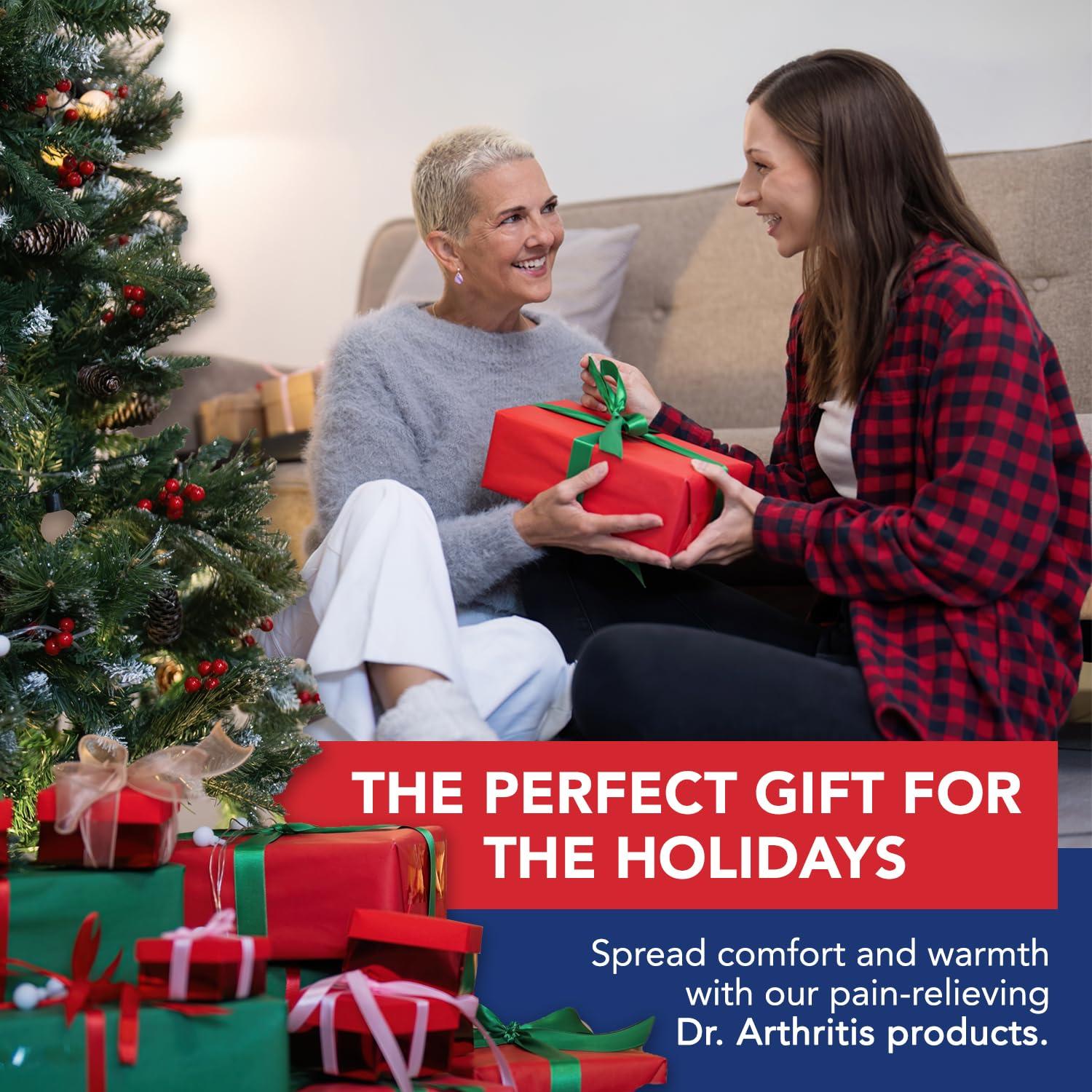 Dr. Arthritis Doctor Developed Compression Gloves With Doctor Handbook - Arthritis Compression Gloves- Compression Gloves for Arthritis for Women/Men - Rheumatoid Arthritis Gloves (L, Grey)