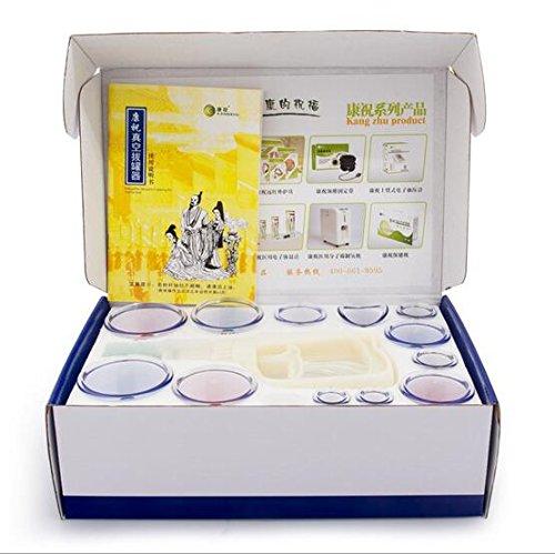 VStoy Kangzhu 12-Cup Biomagnetic Chinese Cupping Therapy Set