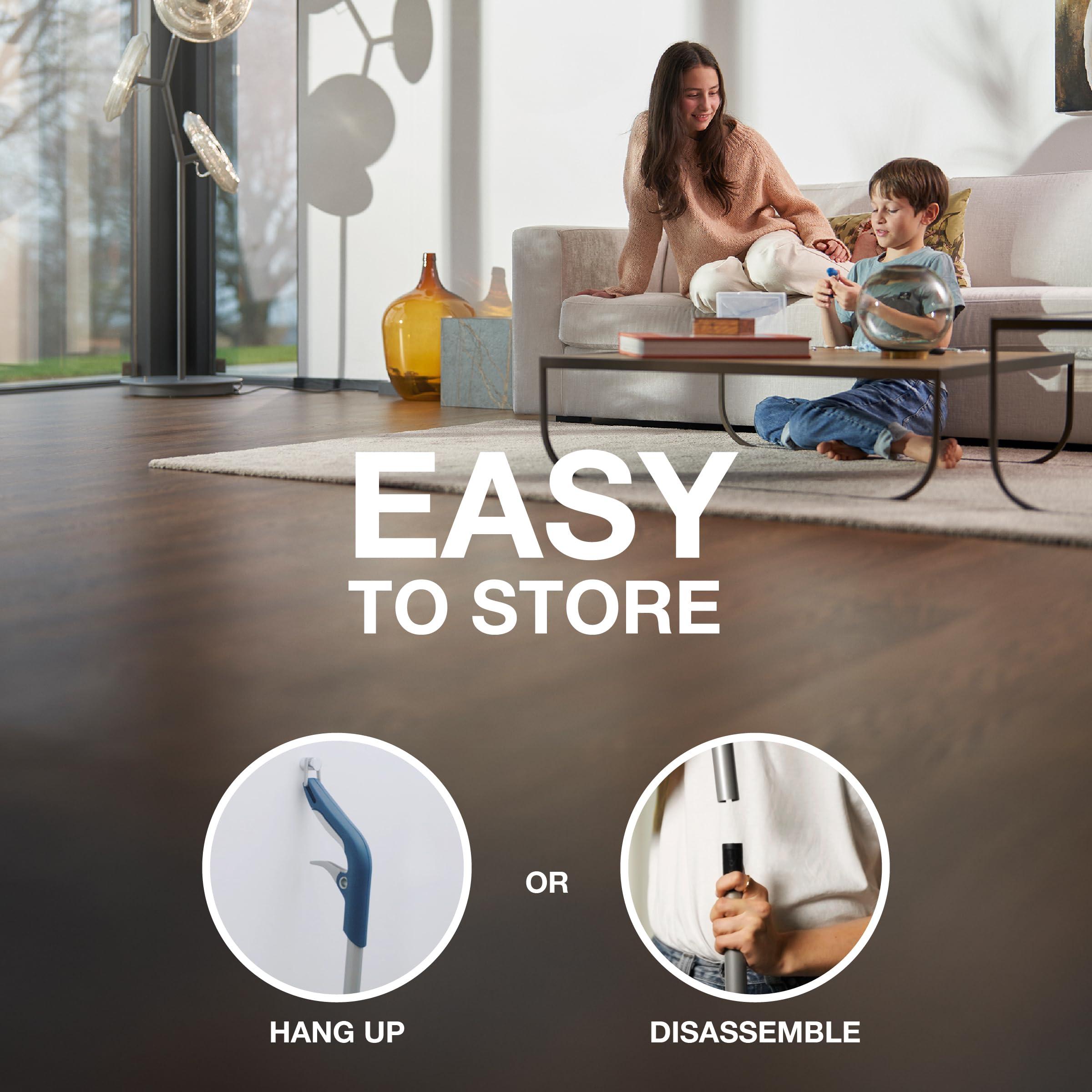 Bona Bona Premium Spray Mops for Floors, Wood, Bona Floor Mops for Cleaning Floors - Incl. 1x Bona Wood Floor Cleaner Liquid Cartridge 850ml & 2x Microfibre Pads