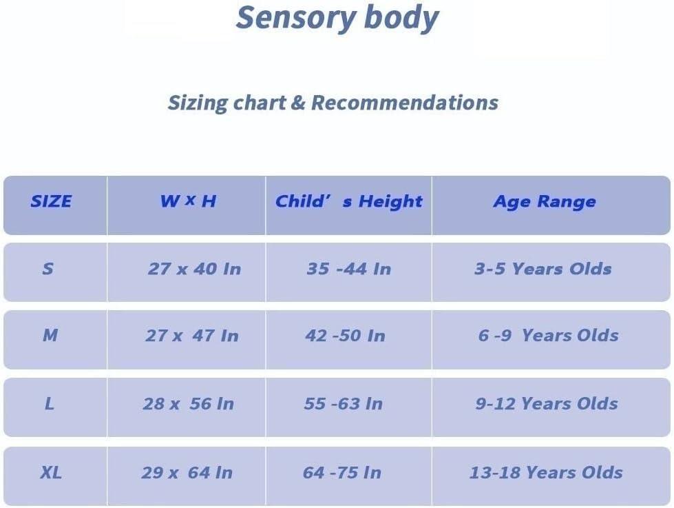 tylxayoxa Sensory Body SocksSensory Bags Full Body Wrap to Relieve Stress Stretchy Breathable, Sensory Needs Child Autism Stockings, Autism Equipment Adult Sensory Sock Autism Body Sock(Blue,S)