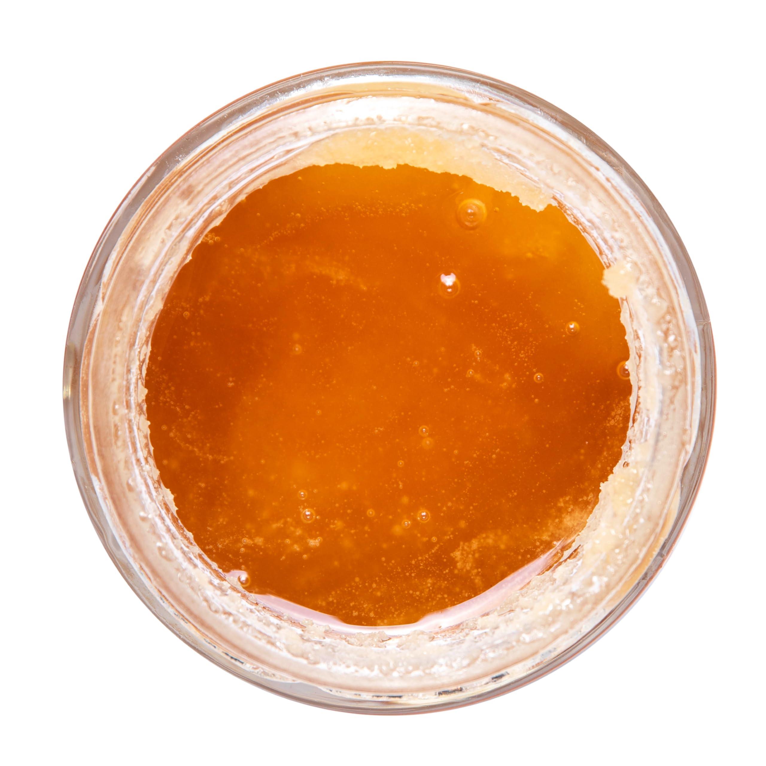 Latin Honey Shop 15+ Active Raw Organic Amazon Jungle Honey Brazil, 227g. Equal to 15+ Manuka. Certified Organic. 2-Star Great Taste Award. Unpasteurised Crystallised Set with Enzymes and Pollen - Latin Honey Shop