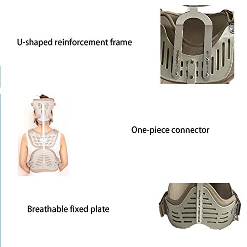 WILLQ WILLQ Adjustable Orthosis Cervical Thoracic Orthosis Fracture Fixation Cervical Vertebra Rehabilitation Support Head Neck Chest Fixed Brace Cervical Vertebra Rehabilitation Support