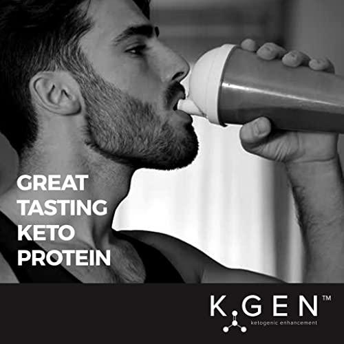 K GEN ketogenic enhancement K-GEN Keto Collagen Protein Powder Natural Multi Collagen Chocolate Blend, Coconut MCT Vitamin C+B6 | UK Made Advanced Ketosis for Keto & Paleo | Low Carb Free-from: Sugar, Whey & Gluten