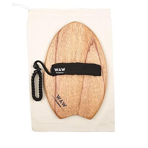 WAW Handplanes WAW TimberFish Bodysurfing Handplane, Handboard, Body Surf Plane, Hand Surfer, Hand Paddle, Sustainable Timber