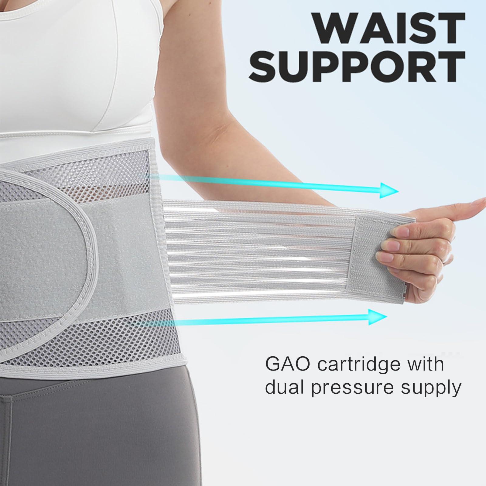 Hyclam Hyclam Adjustable Mesh Lumbar Support Belt For Back Release Postpartum Recovery Support Belt Brace Reduce Waist Pressure Lumbar Support Belt To Release Back