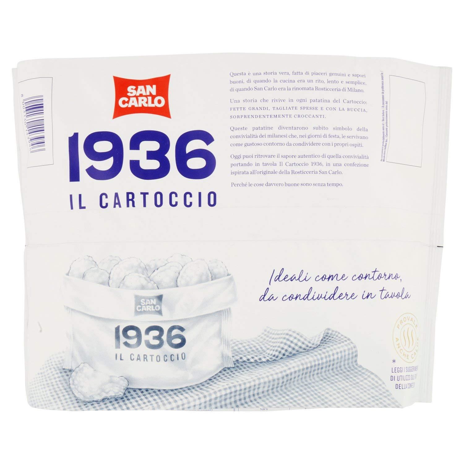 SAN CARLO PATATINE SAN CARLO 1936 IL CARTOCCIO 170 GR