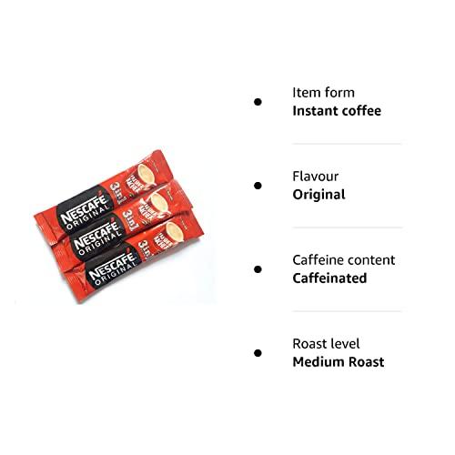 NESCAFÉ Nescafe 3in1 Original EU Made Long Expiry Date Individual Instant Coffee Sachets (24 sachets)