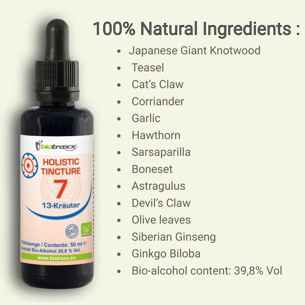 biotraxx Biotraxx Holistic Tincture 7 - Support for Lyme Disease - 13 Herb Intensive Cure - 50ml