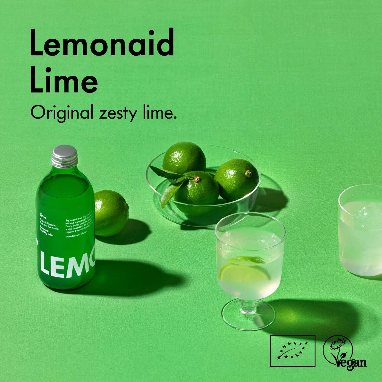 Lemonaid Lemonaid Sparkling Soft Drink: Lime - 12 x 330ml