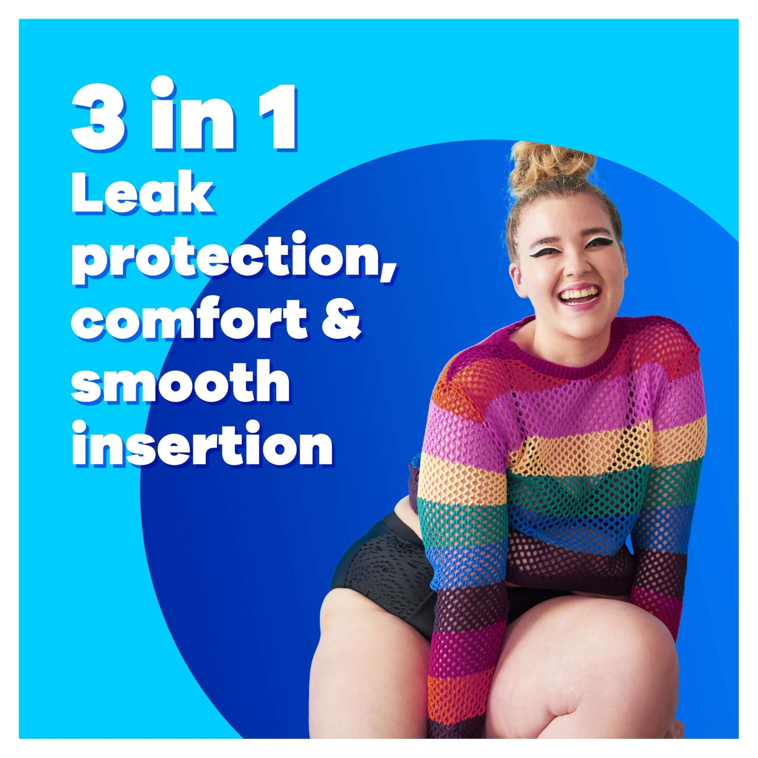 Tampax Tampax Compak Pearl Tampons, Super With Applicator, 64 Tampons (16 x 4 Packs), Leak Protection And Discretion